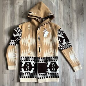 One In A Million Hooded Cardigan Sweater Mens Style